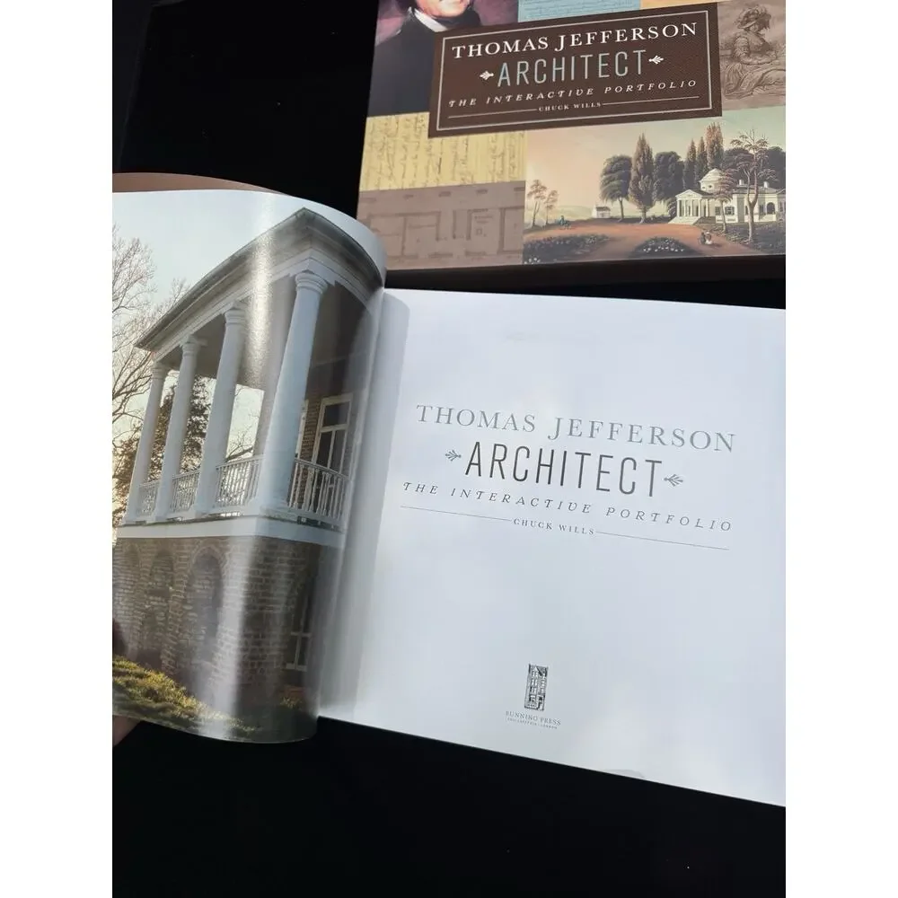 Thomas Jefferson - Architect: The Interactive Portfolio by Chuck Wills Like New!